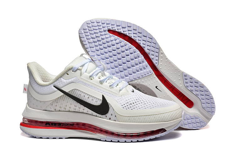 Nike Pegasus Premium Sneakers – White, Grey & Red