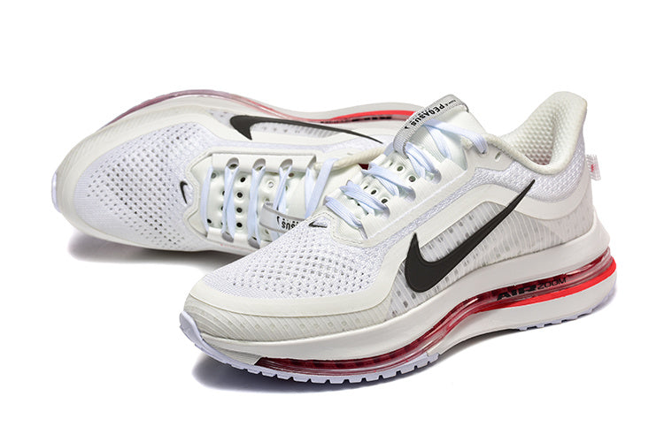 Nike Pegasus Premium Sneakers – White, Grey & Red