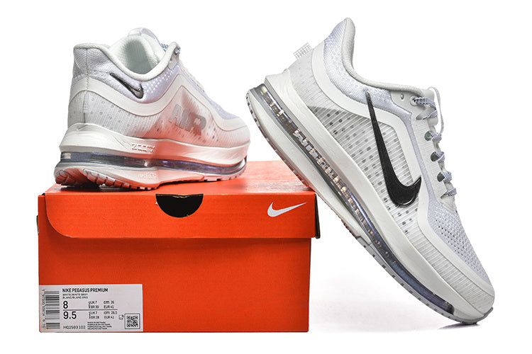 Nike Pegasus Premium Sneakers – White, Grey & Black
