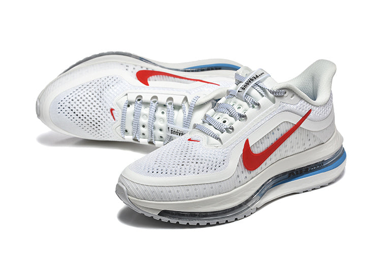 Nike Pegasus Premium Sneakers – White, Red & Blue