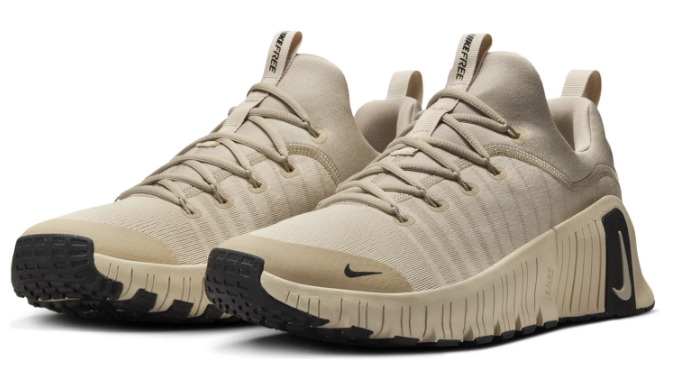 Nike Free Metcon 6 Training Shoes - Light Brown & Black
