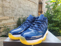 Jordan 11 High-Top Sneakers | Navy & Yellow