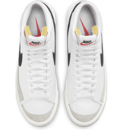 Nike Blazer Mid '77 Vintage Sneakers - White & Black