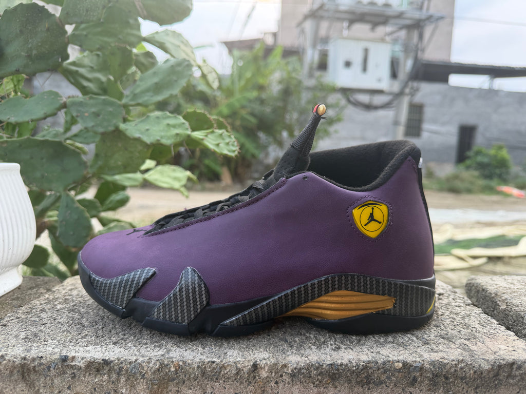 Jordan 14 Sneakers | Purple & Black
