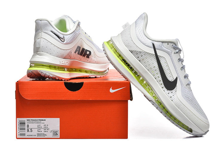 Nike Pegasus Premium Sneakers – White & Volt Green
