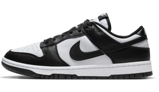 Nike Dunk Low Sneakers - Panda Black & White