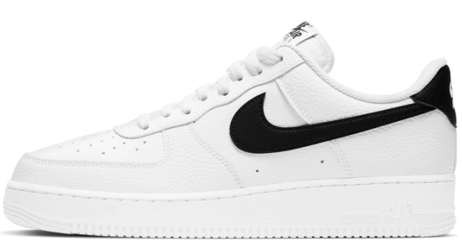 Nike Air Force 1 '07 Sneakers - White & Black