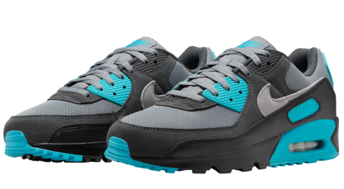 Nike Air Max 90 Sneakers - Cool Grey Dusty Cactus Black