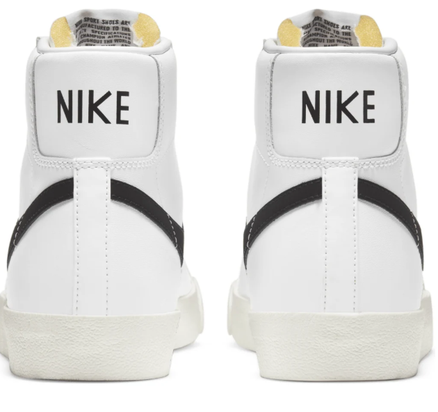 Nike Blazer Mid '77 Vintage Sneakers - White & Black