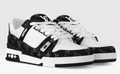 Louis Vuitton LV Trainer Sneakers – Black & White Monogram