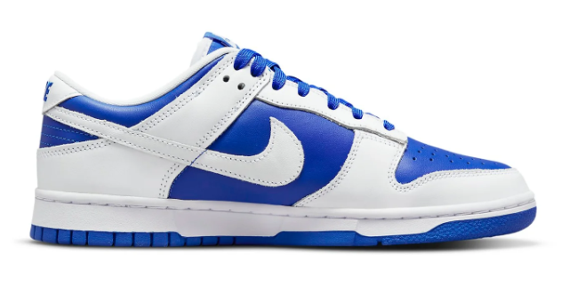 Nike Dunk Low Sneakers - Racer Blue & White