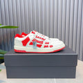 AMIRI Low-Top Sneakers | White & Red