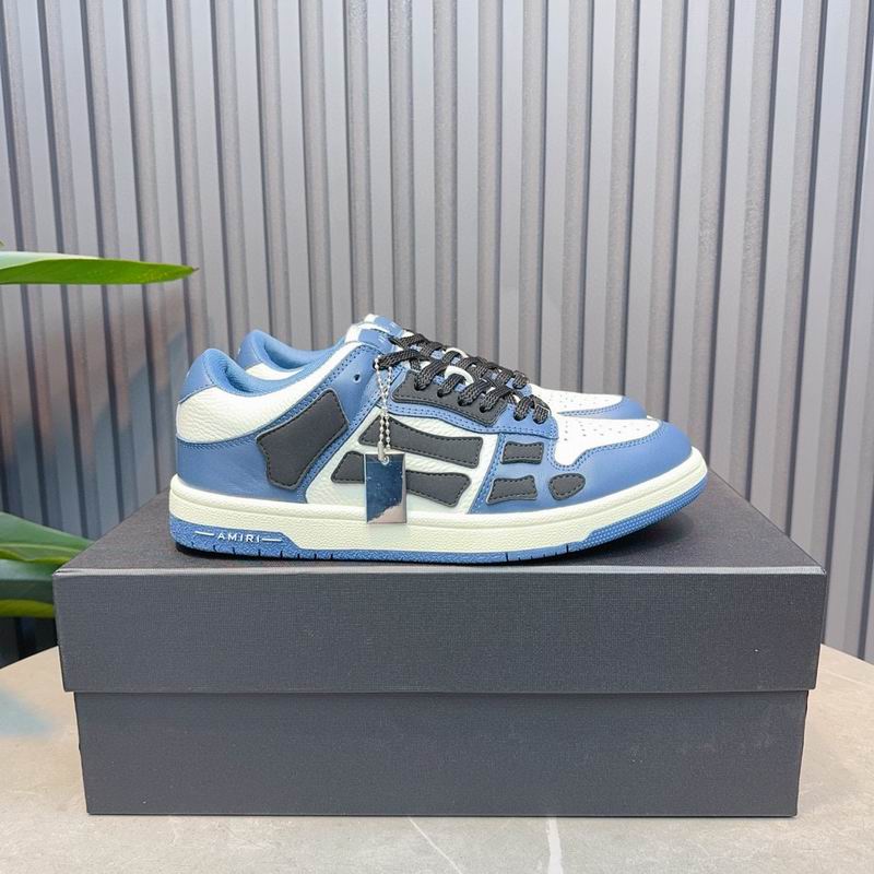 AMIRI Low-Top Sneakers | Blue, White & Black