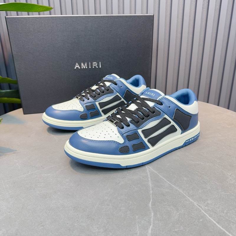 AMIRI Low-Top Sneakers | Blue, White & Black