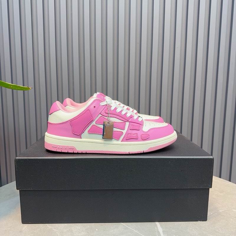 AMIRI Low-Top Sneakers | Pink & White