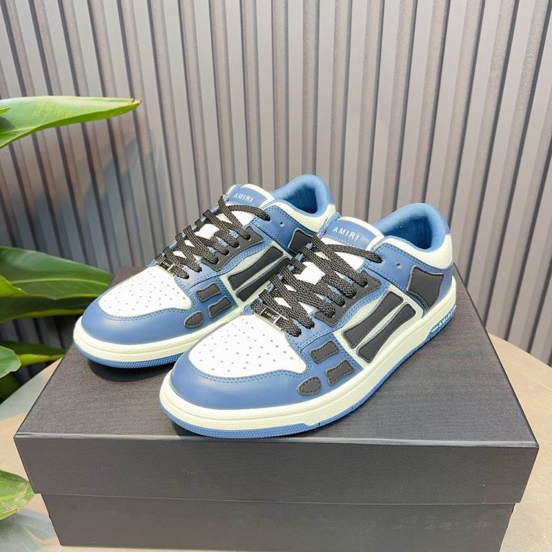 AMIRI Low-Top Sneakers | Blue, White & Black