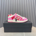 AMIRI Low-Top Sneakers | Pink, Red & White