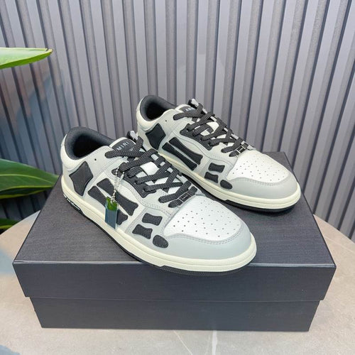 AMIRI Low-Top Sneakers | Grey, White & Black