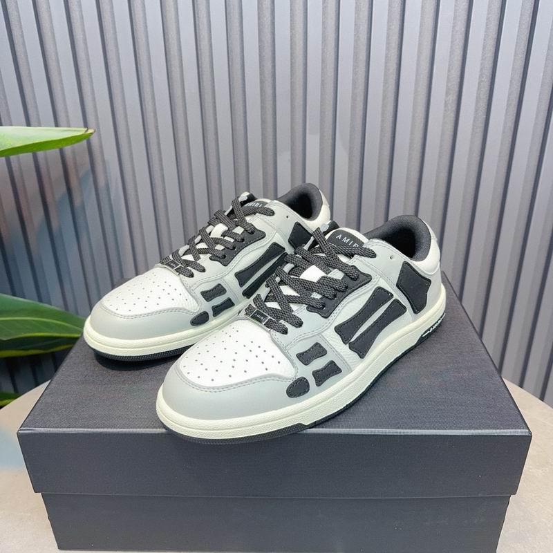 AMIRI Low-Top Sneakers | Grey, White & Black