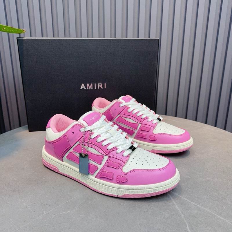 AMIRI Low-Top Sneakers | Pink & White