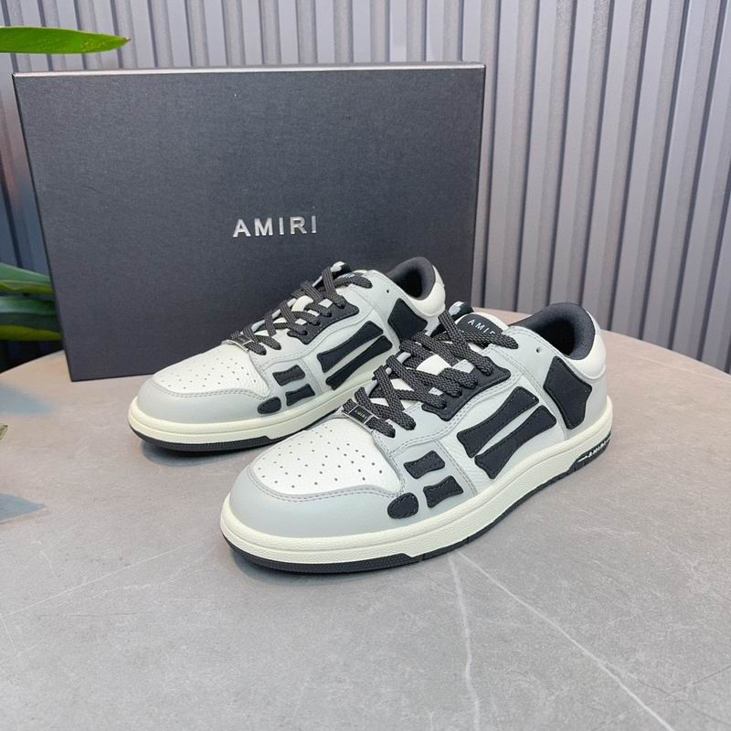 AMIRI Low-Top Sneakers | Grey, White & Black