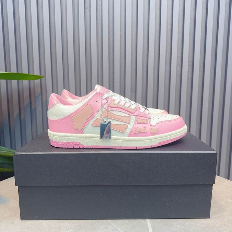 AMIRI Low-Top Sneakers | Pink, Blush & White
