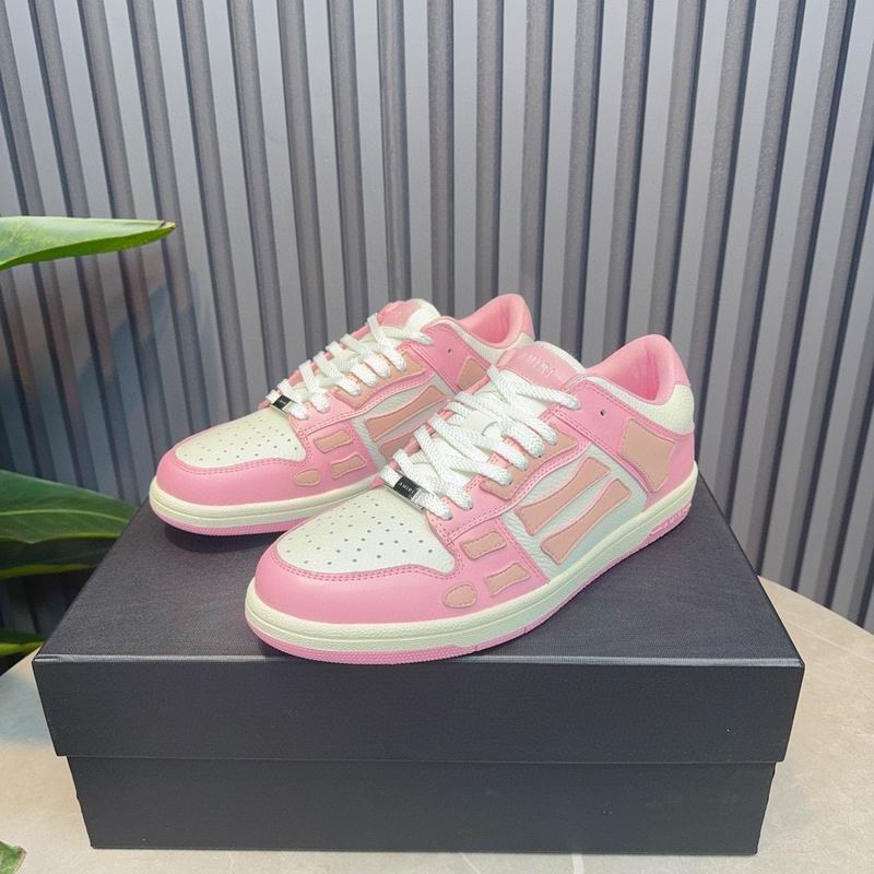 AMIRI Low-Top Sneakers | Pink, Blush & White