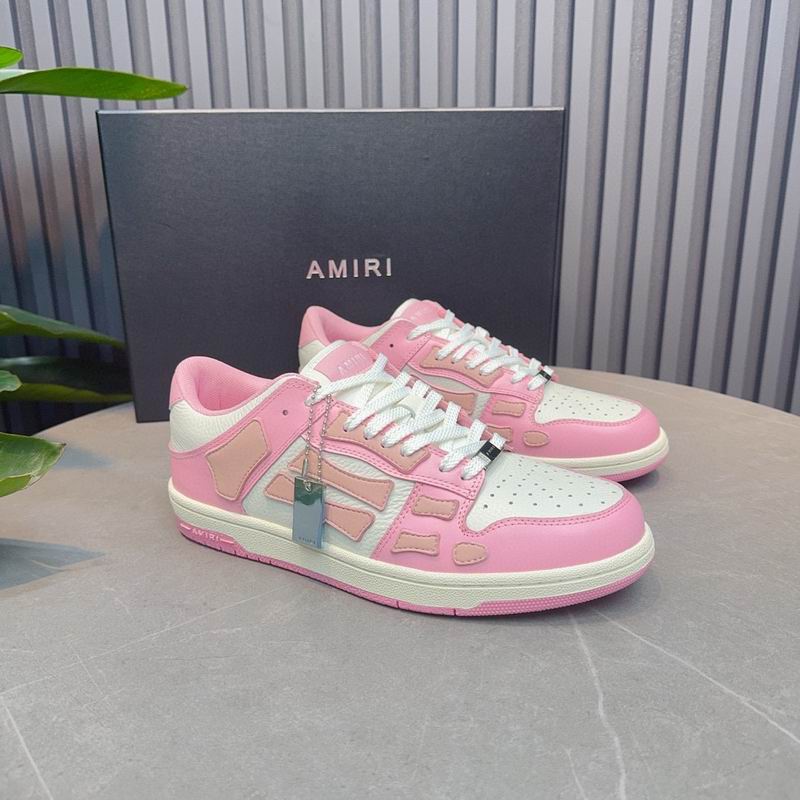 AMIRI Low-Top Sneakers | Pink, Blush & White