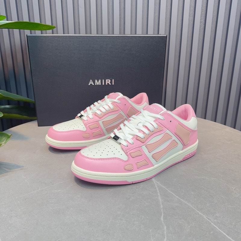 AMIRI Low-Top Sneakers | Pink, Blush & White