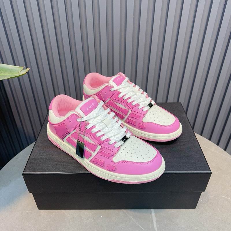 AMIRI Low-Top Sneakers | Pink & White