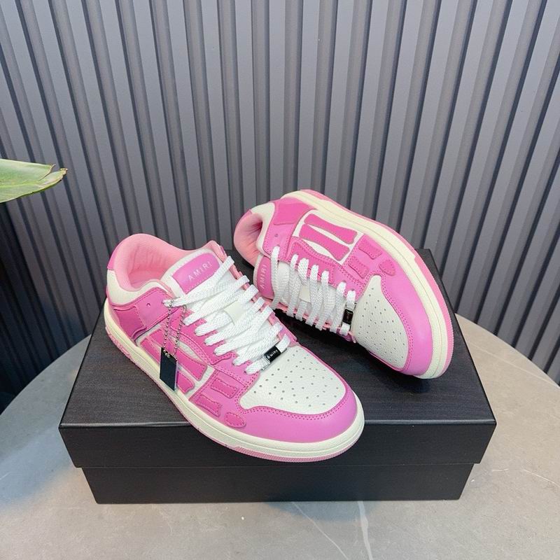 AMIRI Low-Top Sneakers | Pink & White