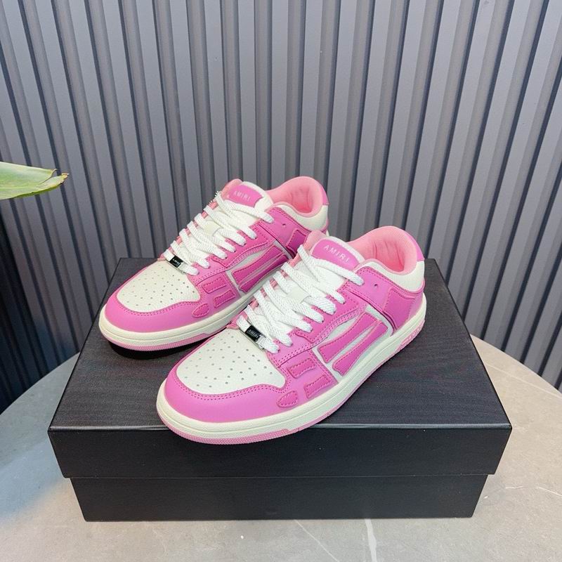 AMIRI Low-Top Sneakers | Pink & White