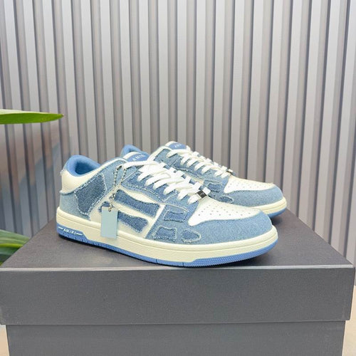 AMIRI Low-Top Sneakers | Denim Blue & White