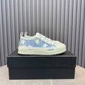 AMIRI Star Detail Low-Top Sneakers | Light Blue & White