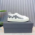 AMIRI Star Detail Low-Top Sneakers | White & Black
