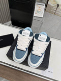 AMIRI Low-Top Sneakers | Blue & White
