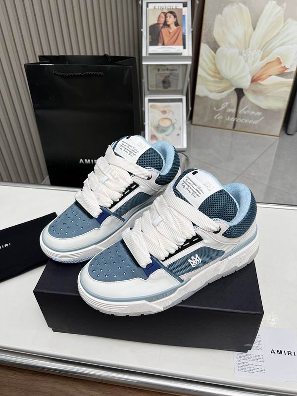 AMIRI Low-Top Sneakers | Blue & White