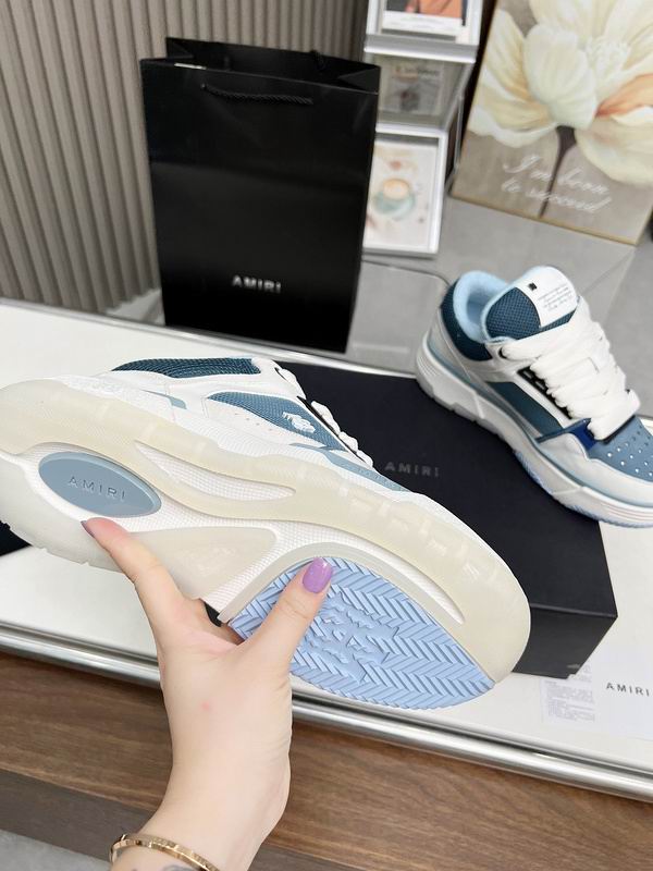AMIRI Low-Top Sneakers | Blue & White