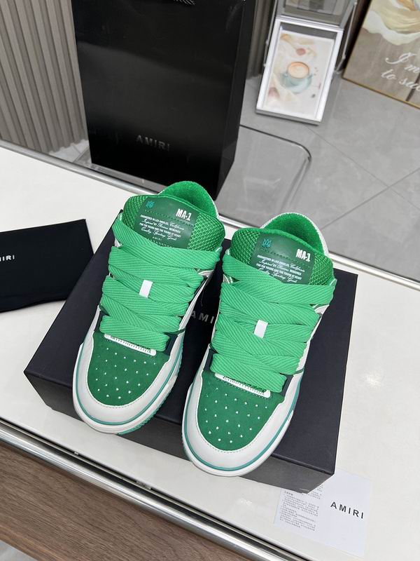 AMIRI Low-Top Sneakers | Green & White