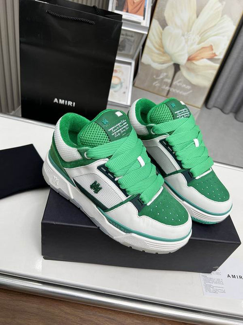 AMIRI Low-Top Sneakers | Green & White