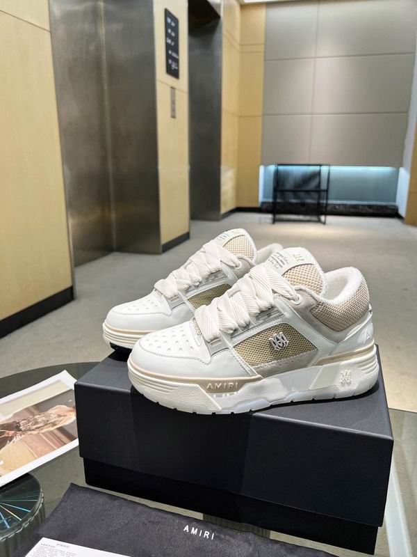 AMIRI Low-Top Sneakers | White & Light Grey