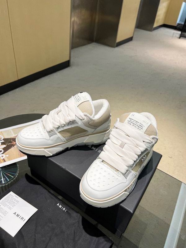 AMIRI Low-Top Sneakers | White & Light Grey