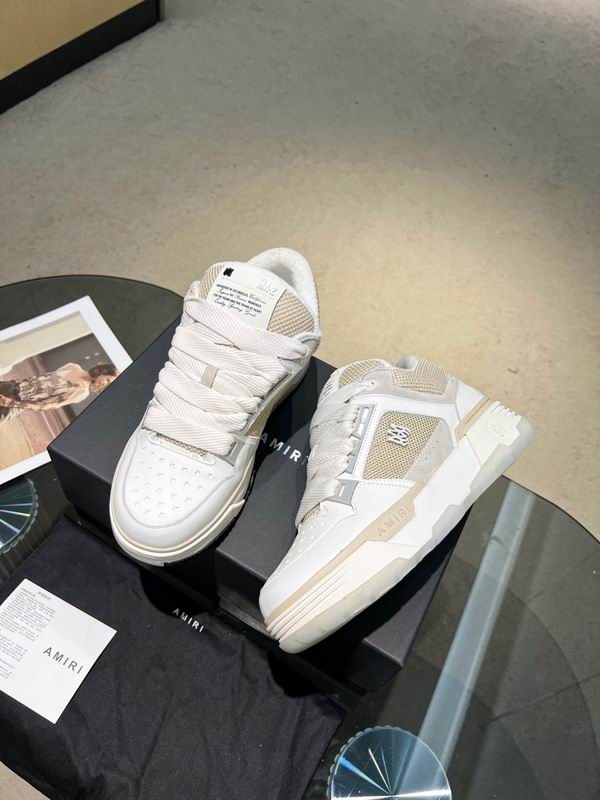 AMIRI Low-Top Sneakers | White & Light Grey