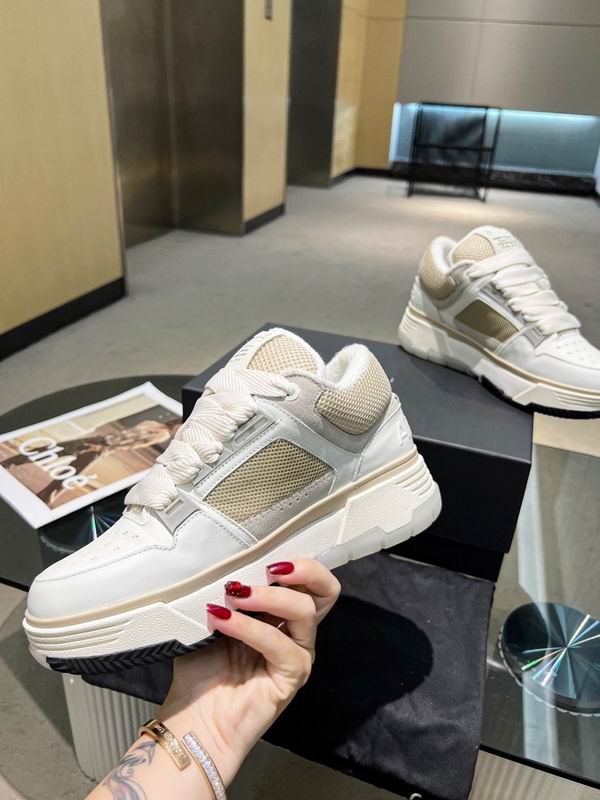 AMIRI Low-Top Sneakers | White & Light Grey