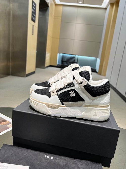 AMIRI Low-Top Sneakers | Black, White & Cream