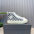 AMIRI Monogram High-Top Sneakers - Black & White