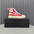 AMIRI Skeleton High-Top Sneakers - Red & White