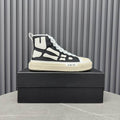 AMIRI Skeleton High-Top Sneakers - Black & White