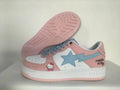 BAPE Star Low-Top Sneakers with Hello Kitty Graphic - Pink & Blue