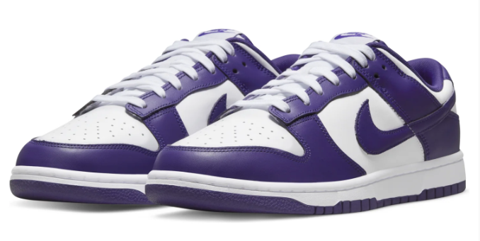 Nike Dunk Low Sneakers - Championship Purple